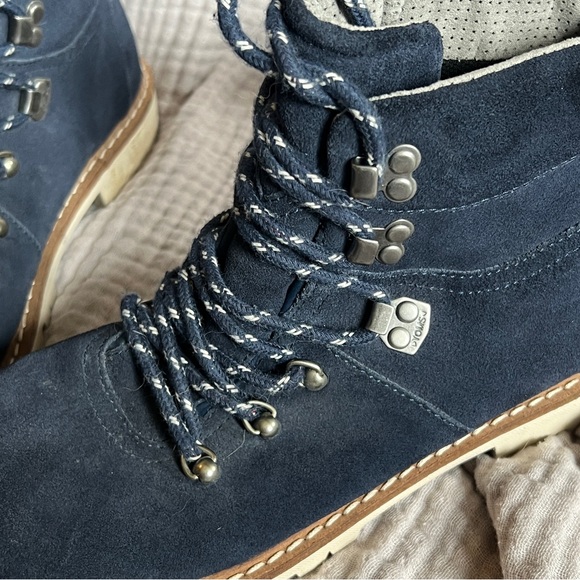 Suede lace-up booties - Picture 5 of 6